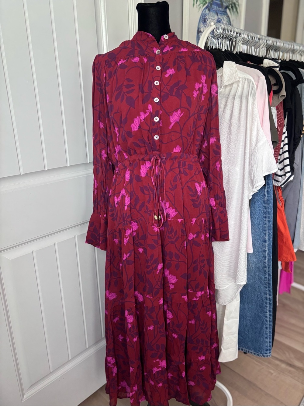 Beyond by Vera Sissi Majorelle Rust Fall Dress - Picture 4 of 8
